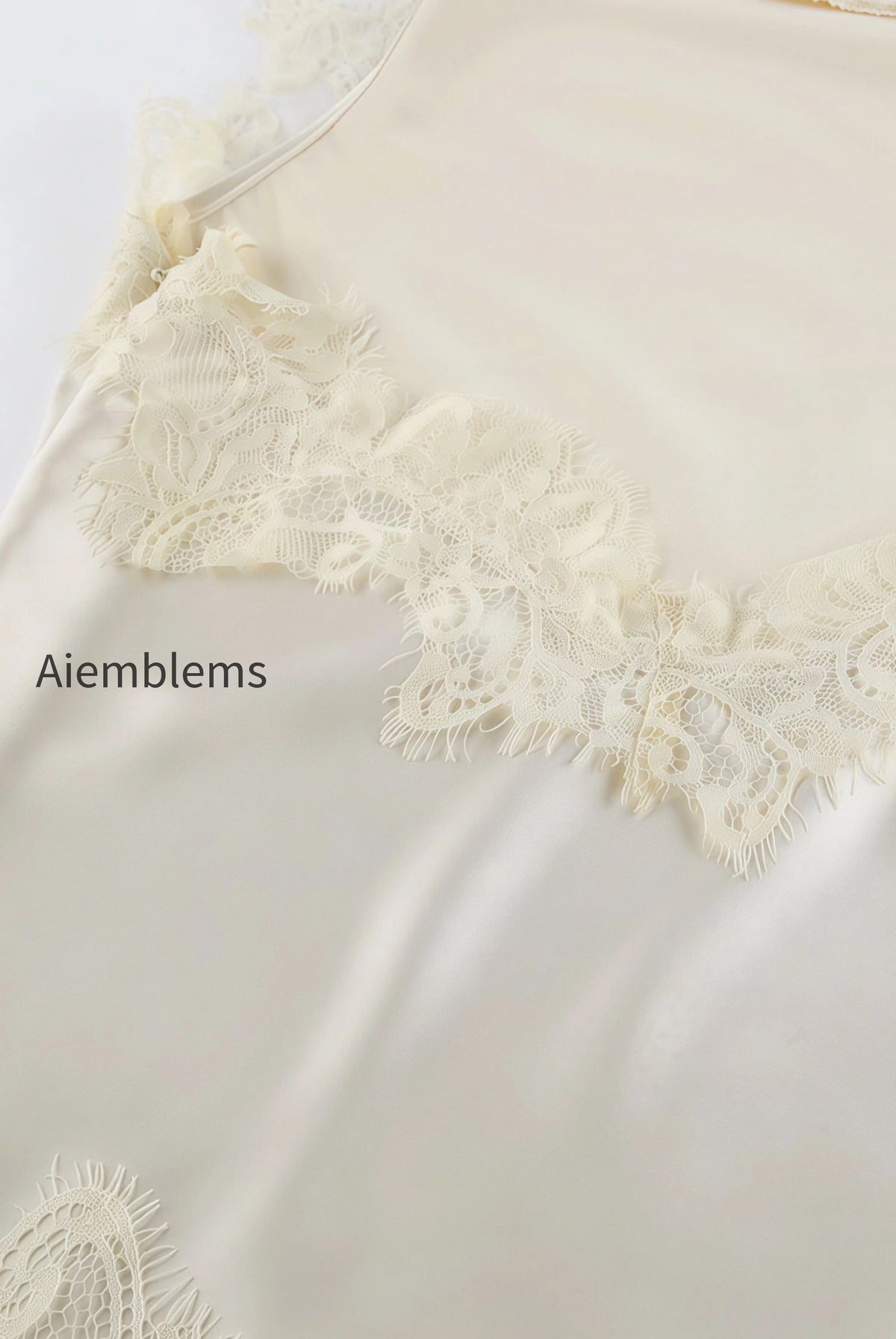 lace-sleeveless-draped-collar-halter-two-piece-set