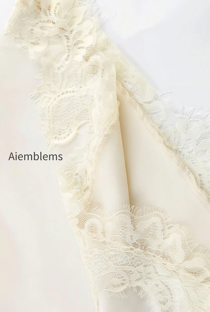 lace-sleeveless-draped-collar-halter-two-piece-set