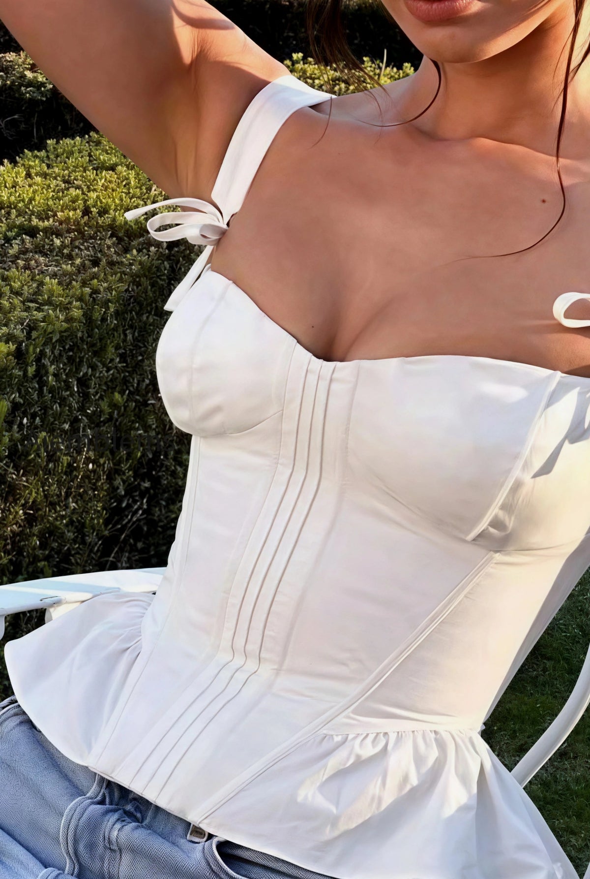 white-bow-slim-fit-cami-top