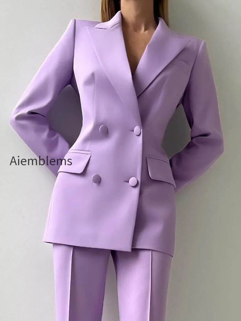 purple-double-breasted-pant-suit