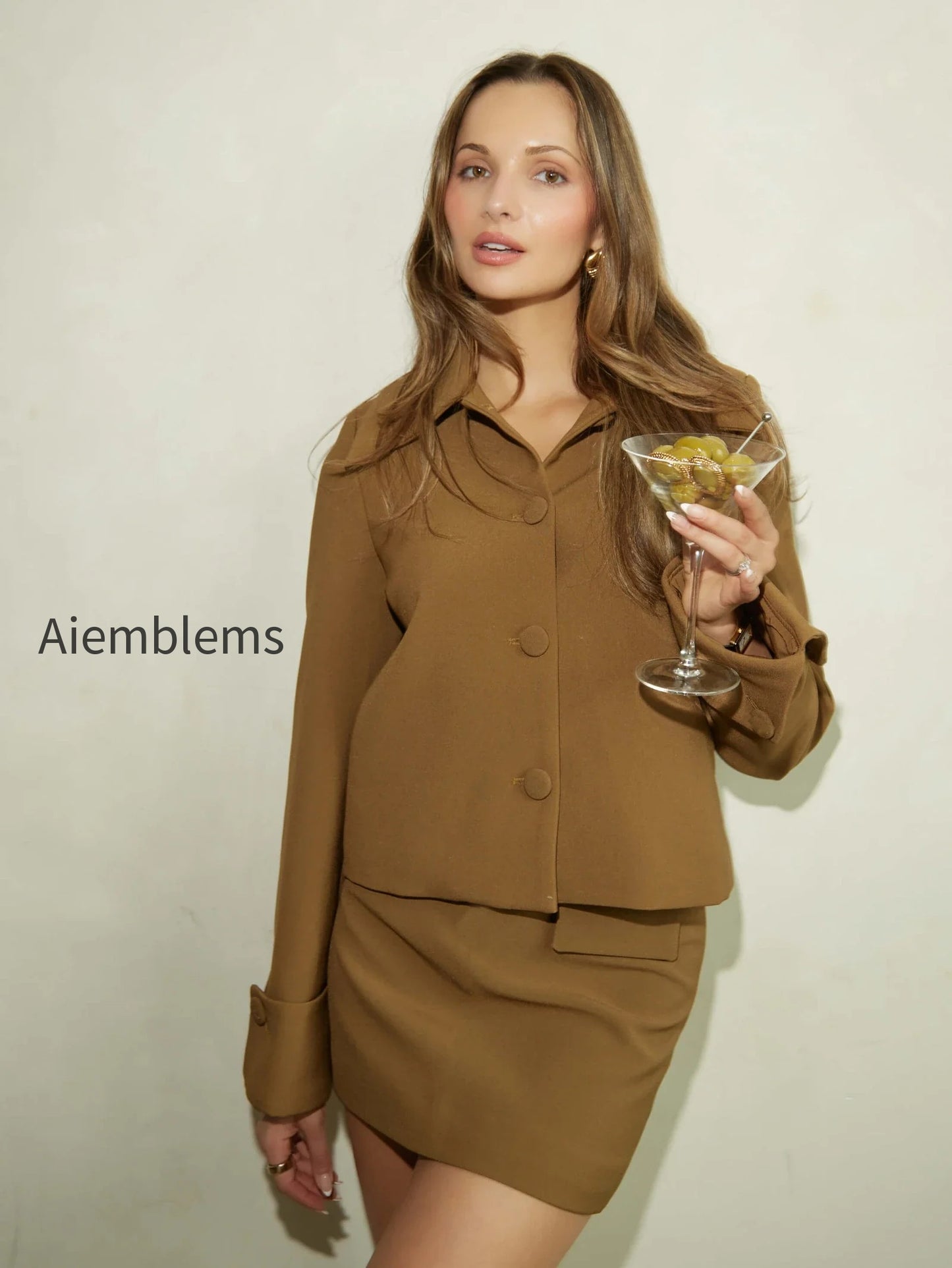 autumn-lapel-coat-mini-skirt-suit
